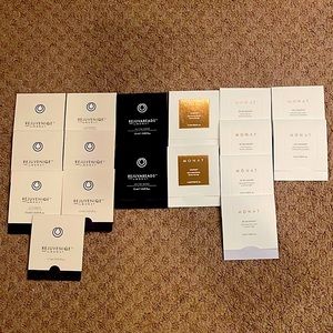 17 MONAT Sample packets - Oil Intensive, Be Balanced, Rejuvabeads and Rewind